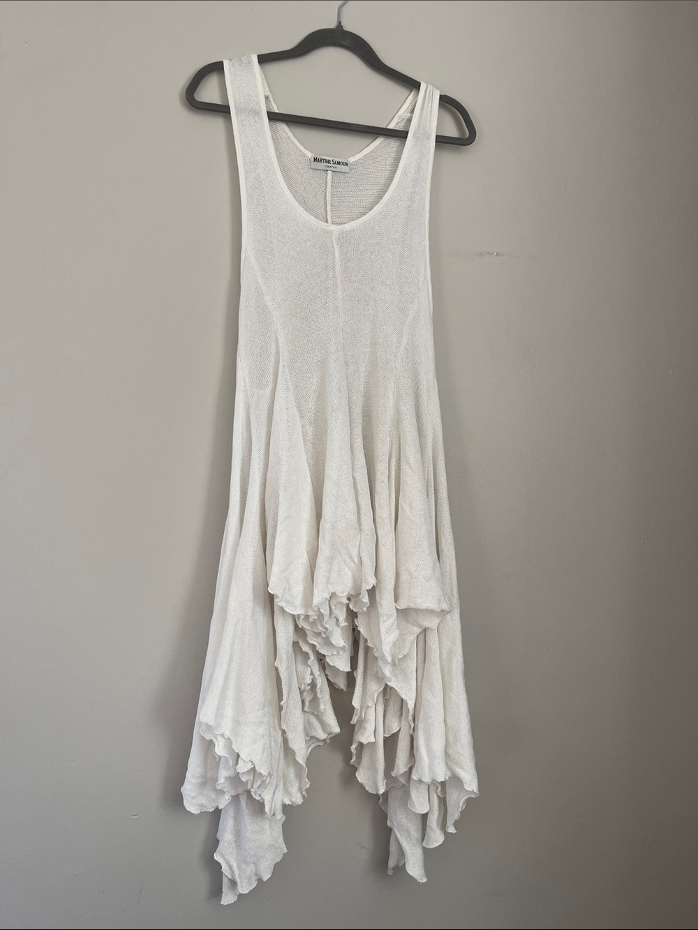 Ethereal Vintage Martine Samoun Knit layering dress